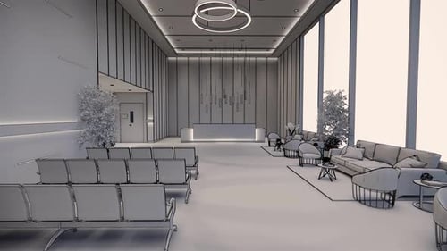 Modern hospital,health care concept.