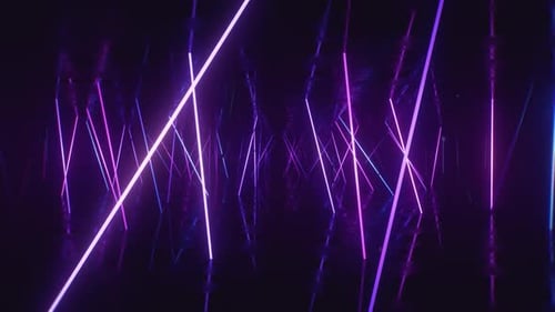 Neon Columns VJ Loop