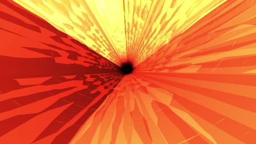 Fond de boucle tunnel de dessin animé
