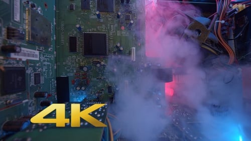 Elektronisch Ausfall mit starkem Rauch