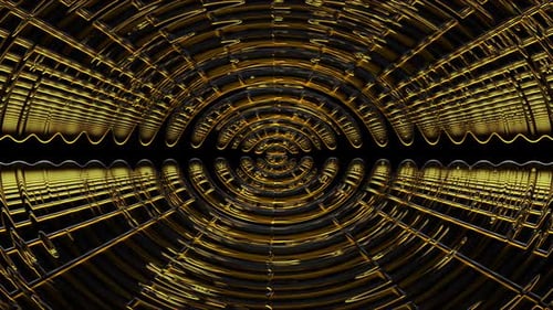 Abstract Pulsing Glass