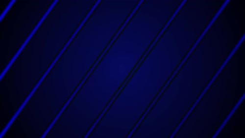 Animated Glowing Blue Diagonal Lines Background Loop