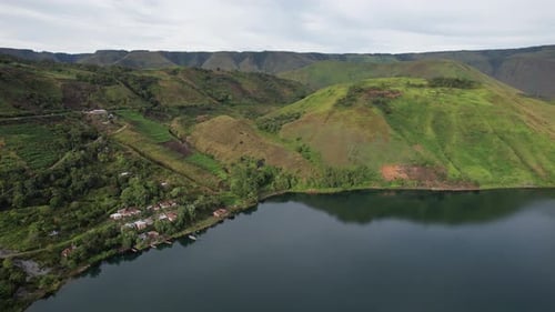 Aerial Toba Lake