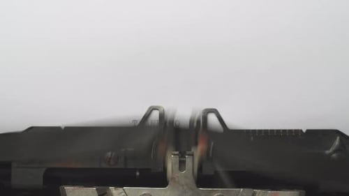 Vintage Typewriter Types 'Thank You, Veterans'