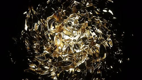 Goldener flüssiger Hintergrund