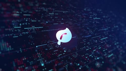 Pflanzenblatt-Icon Digitaler Hintergrund