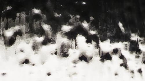 Abstract Black and White Marbled Pattern