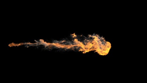 Realistic Fire and Smoke Blast Alpha Effect