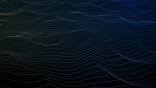 Abstract Digital Waveform Lines Looping Background Animation