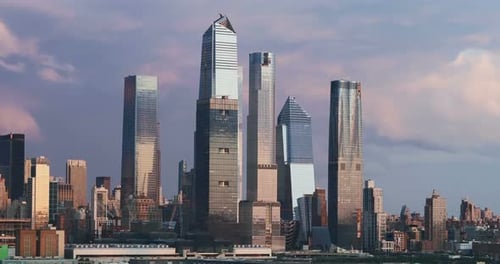 Sunset of Midtown Manhattan New York City