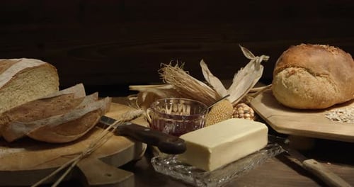 Panes gourmet ecológicos caseros rústicos