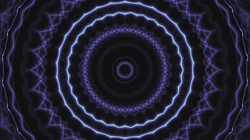 Circular colorful glow fast motion tunnel pattern