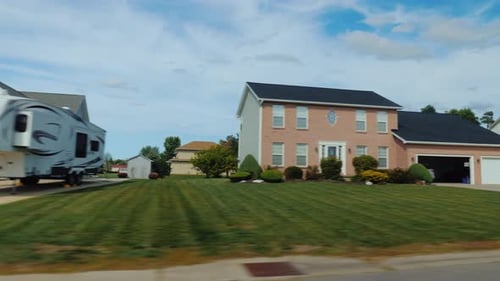 Typical American Suburb, Car View