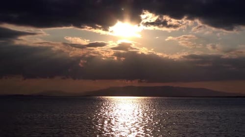 Dark Cloudy Seascape