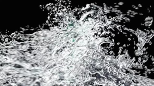 Explosive Water Splash Fluid Reveal Transition