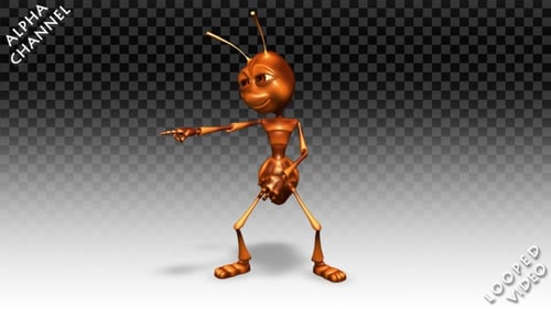 Comic Ant: broma de baile