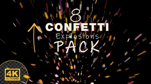 Vibrant Confetti Animations for Festive Celebrations