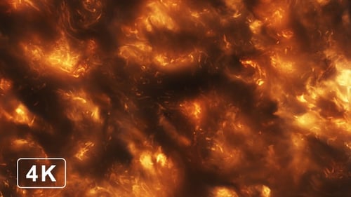 Dynamic Fire Inferno Loop Background Animation