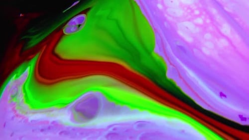 Colours Spreading Paint Swirling And Blast Texture 18