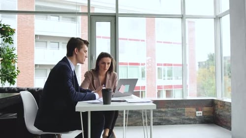 Creative business team meeting in modern start up office female team leader