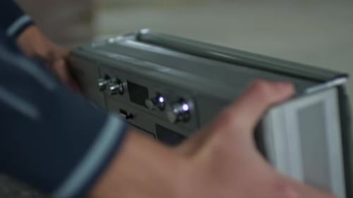 Listening to Music on Tape Recorder