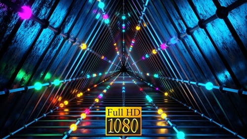 Neon Disco Tunnel HD
