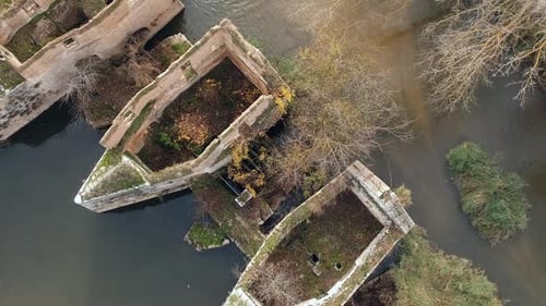 Old and abandoned water mill