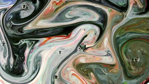 Abstract Colorful Paint Liquid Artistic Movement 05