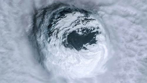 Hurricane Storm Tornado, Satellite View