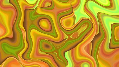 Vibrant Abstract Fluid Color Flow Animation