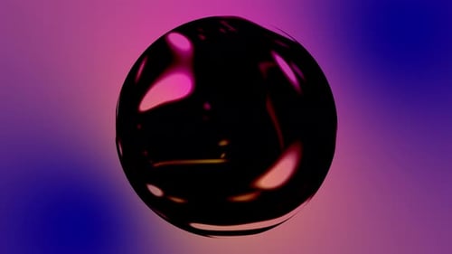 Abstrakte Kugel Dunkle bunte Flüssigkeit Splash Hintergrund