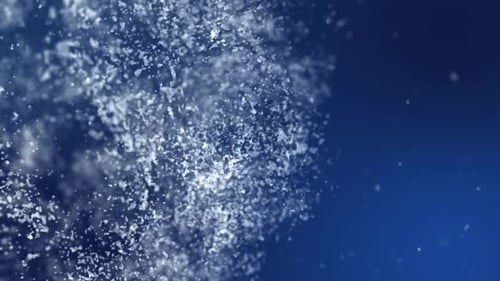 Dynamic Fluid Water Particles Abstract Background