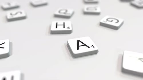 3D Word Tiles Spelling Animation for Creative Projects