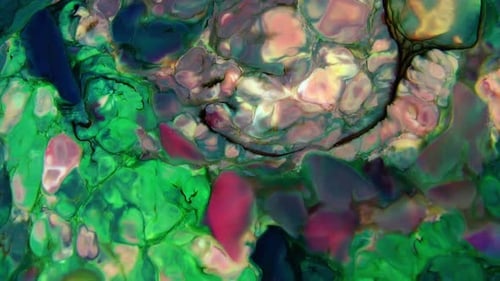 Abstract Colors Swirling in an Artistic Display