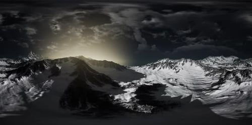 VR 360 Norway Mountains Severe Landscape