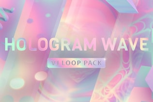 Hologram Wave Vj Loop Pack