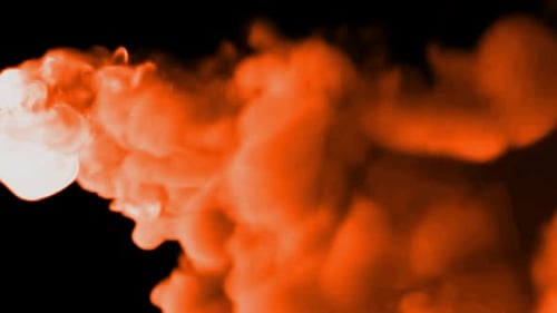 Orange Color Smoke