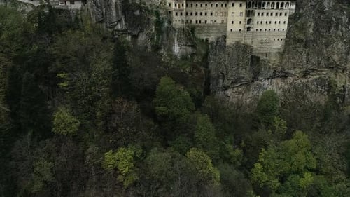 Sumela-Kloster, Türkei, Luftaufnahme