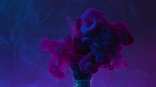 Smoke Cloud Blue Pink Haze