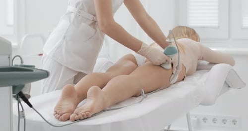 Woman Receives Beauty Treatment in Hospital