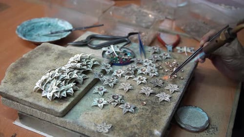 Herstellung von Silberschmuck 2