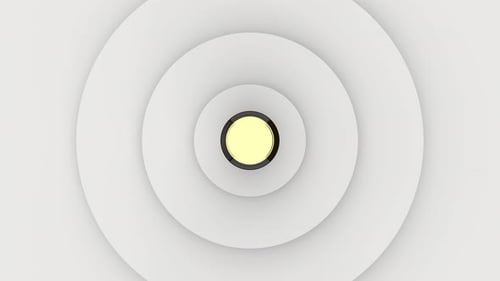 Elegant Product Display with Geometric Circular Animation