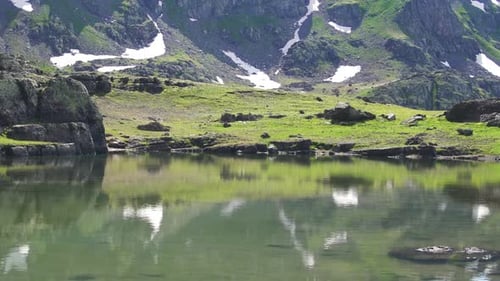 High Altitude Mountain Lake
