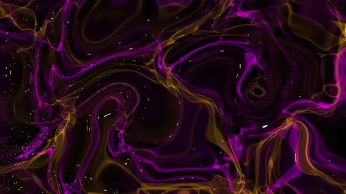 Glowing Abstract Fluid Lines Background Seamless Loop