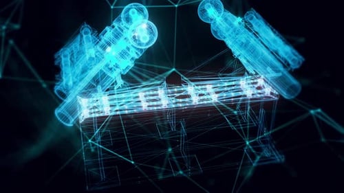 Roller Carriage Hologram Close Up Hd