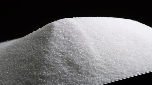 Mountain of White Sugar Refined
