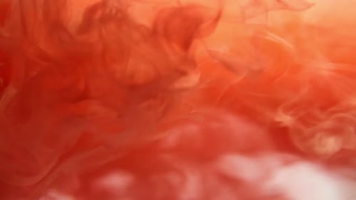 Red Ink Abstract Fluid Motion