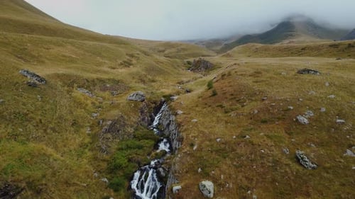 Misty Mountain aerial view