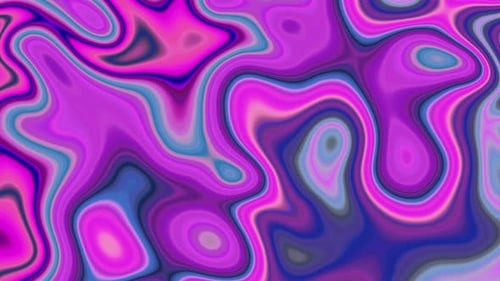 Abstract Fluid Shifting Colors Background Loop