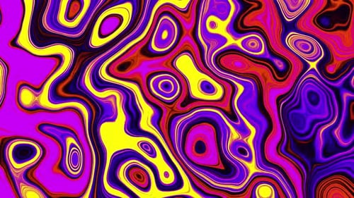Abstract Fluid Psychedelic Liquid Background Loop